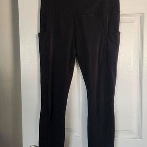Elegant Black High-Rise Leggings